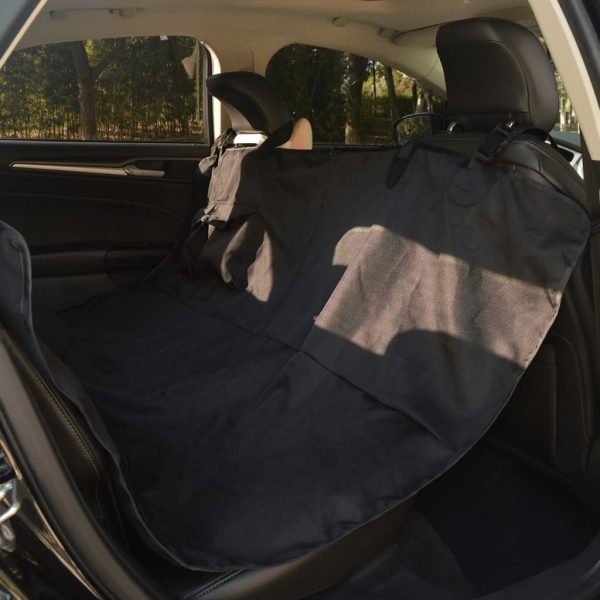 Pet Rear Car Seat Cover 148×142 cm Black