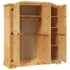 Wardrobe Mexican Pine Corona Range 3 Doors – Brown