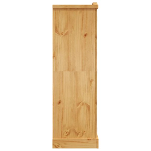 Wardrobe Mexican Pine Corona Range 3 Doors – Brown