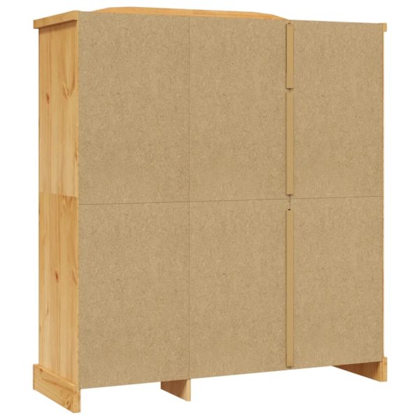 Wardrobe Mexican Pine Corona Range 3 Doors – Brown