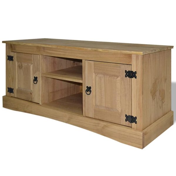 Bradley TV Cabinet Mexican Pine Corona Range 120x40x52 cm