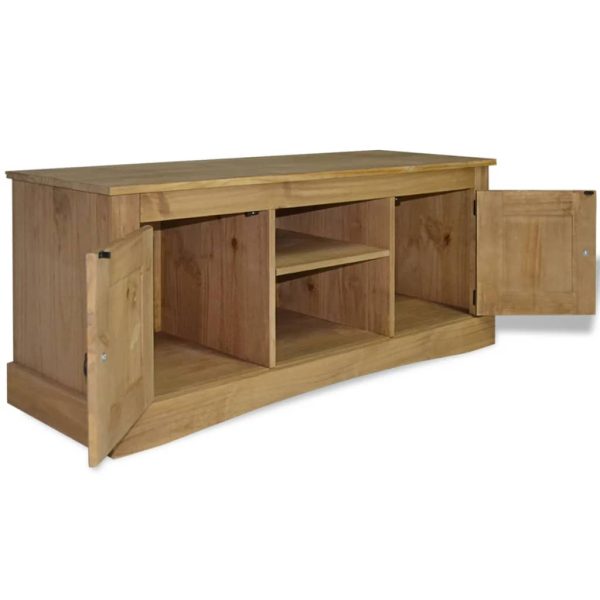 Bradley TV Cabinet Mexican Pine Corona Range 120x40x52 cm