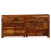 Sideboard Solid Sheesham Wood 160x35x75 cm