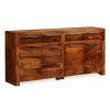 Sideboard Solid Sheesham Wood 160x35x75 cm