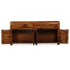 Sideboard Solid Sheesham Wood 160x35x75 cm