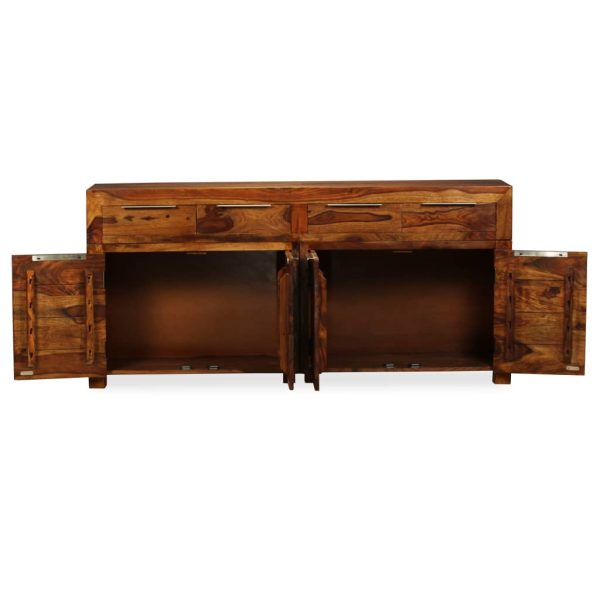 Sideboard Solid Sheesham Wood 160x35x75 cm