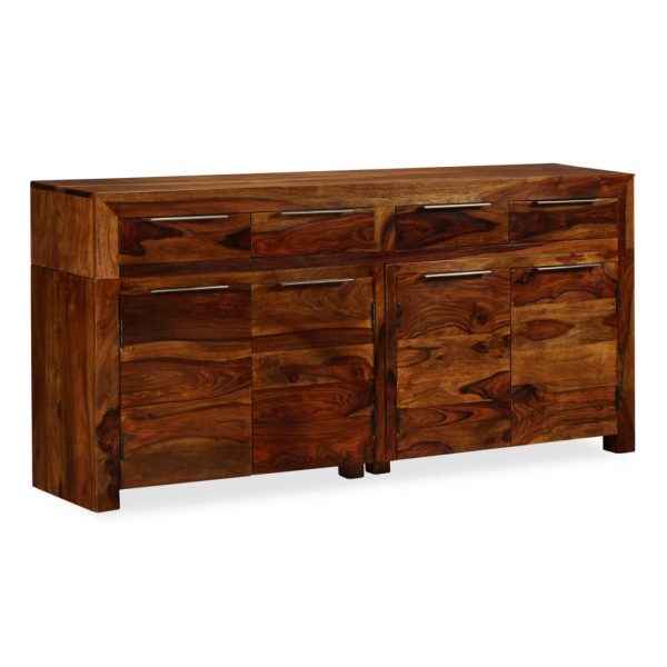 Sideboard Solid Sheesham Wood 160x35x75 cm