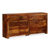 Sideboard Solid Sheesham Wood 160x35x75 cm