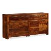 Sideboard Solid Sheesham Wood 160x35x75 cm