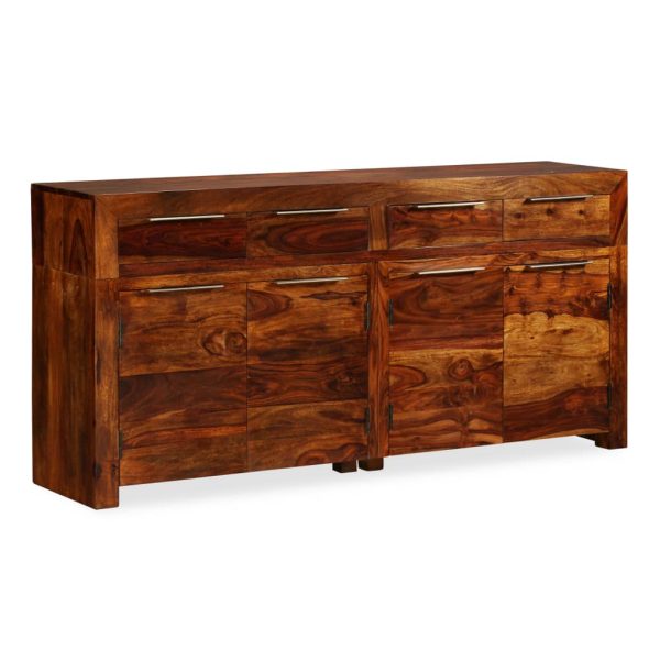 Sideboard Solid Sheesham Wood 160x35x75 cm