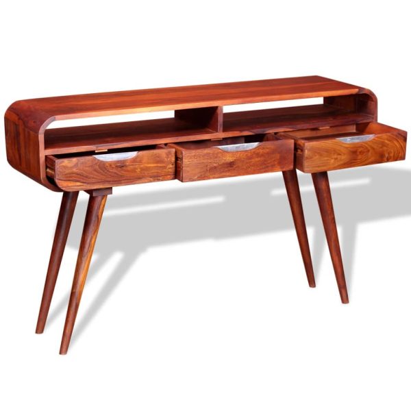 Console Table Solid Sheesham Wood 120x30x75 cm