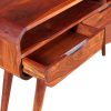 Console Table Solid Sheesham Wood 120x30x75 cm