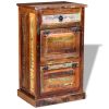 4-Layer Shoe Cabinet with Drawer Solid Reclaimed Wood