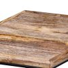 Coffee Table Solid Mango Wood 48x48x40 cm