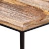 Coffee Table Solid Mango Wood 48x48x40 cm