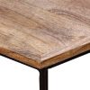 Coffee Table Solid Mango Wood 48x48x40 cm