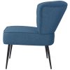 Cocktail Chair Blue Fabric