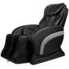 Massage Chair Black Faux Leather