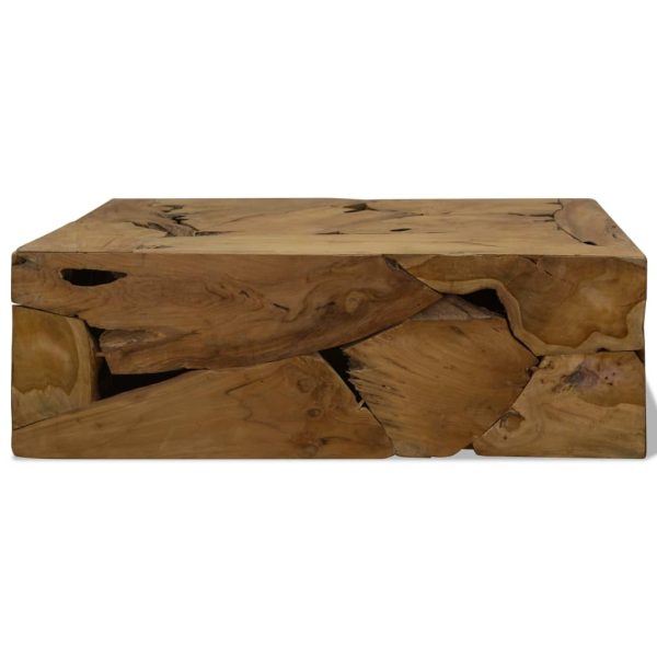 Coffee Table 90x50x30 cm Genuine Teak Brown