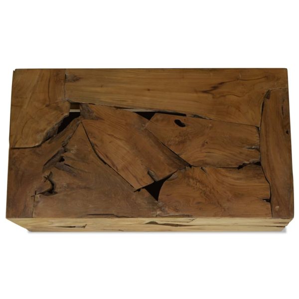 Coffee Table 90x50x30 cm Genuine Teak Brown