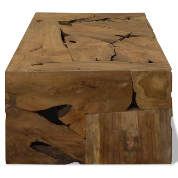 Coffee Table 90x50x30 cm Genuine Teak Brown