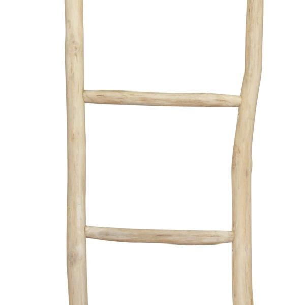 Towel Ladder with 5 Rungs Teak 45×150 cm Natural