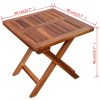 Sun Loungers 2 pcs with Table Solid Acacia Wood