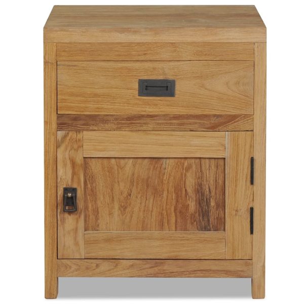 Rafael Bedside Cabinet Solid Teak 40x30x50 cm