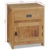 Rafael Bedside Cabinet Solid Teak 40x30x50 cm