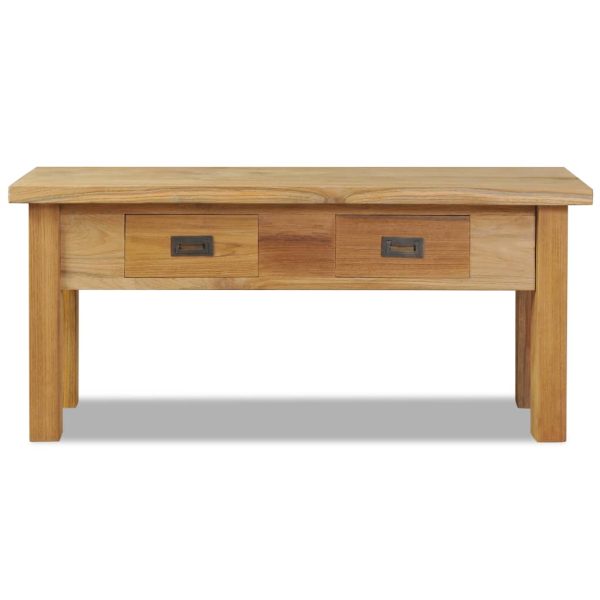 Hall Bench Solid Teak 90x30x40 cm