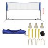 Badminton Net Set with Shuttlecocks – 300 cm