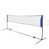 Badminton Net Set with Shuttlecocks – 300 cm