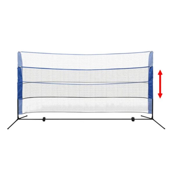 Badminton Net Set with Shuttlecocks – 300 cm