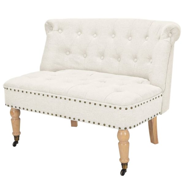 Voorhees Loveseat Fabric 94x67x76 cm White