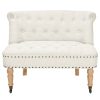 Voorhees Loveseat Fabric 94x67x76 cm White