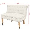 Voorhees Loveseat Fabric 94x67x76 cm White