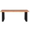 Coffee Table Solid Acacia Wood 110x60x40 cm