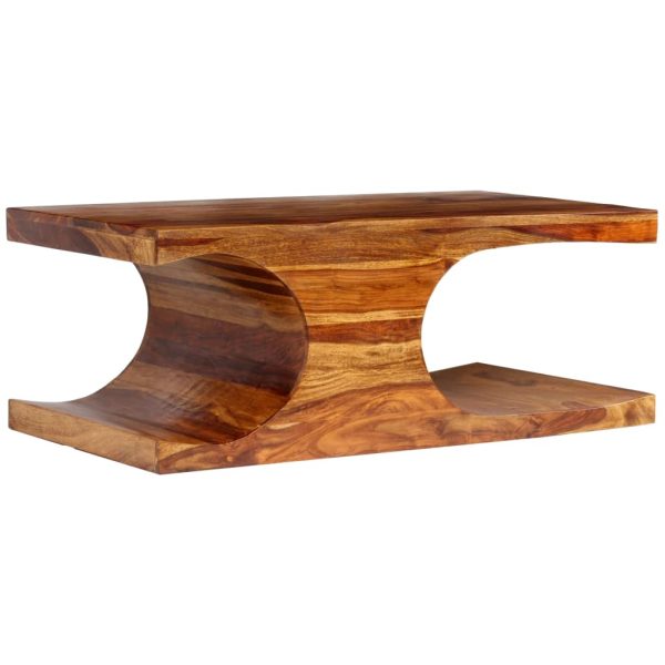 Coffee Table Solid Sheesham Wood 90x50x35 cm