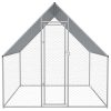 Outdoor Chicken Cage Galvanised Steel 2x2x1.92 m