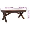 Coffee Table Solid Reclaimed Wood 110x60x45 cm