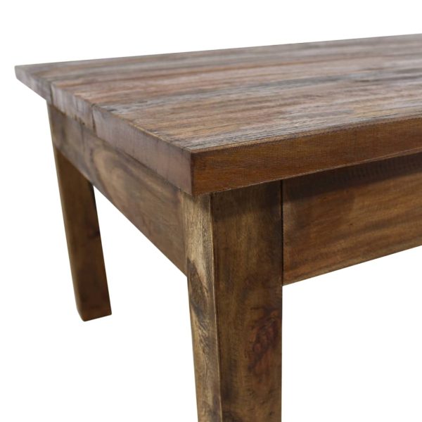 Coffee Table Solid Reclaimed Wood 98x73x45 cm