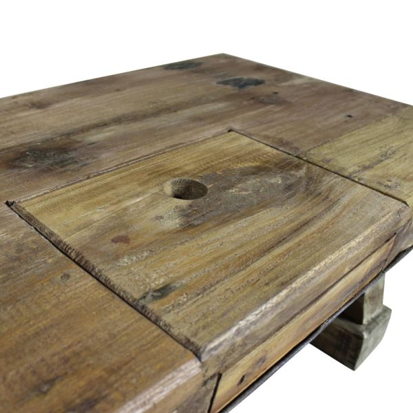 Coffee Table Solid Reclaimed Wood 90x50x35 cm