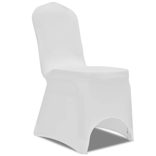 100 pcs Stretch Chair Covers – White