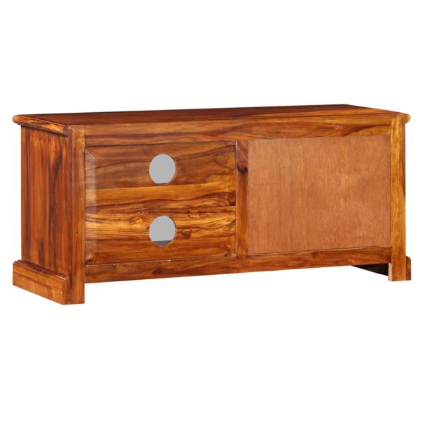 Castleford TV Cabinet Solid Sheesham Wood 90x30x40 cm