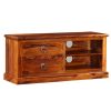 Castleford TV Cabinet Solid Sheesham Wood 90x30x40 cm