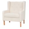 Armchair Fabric – Cream White