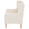 Armchair Fabric – Cream White