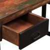 Desk with 2 Drawers Solid Reclaimed Wood 120x50x76 cm