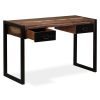 Desk with 2 Drawers Solid Reclaimed Wood 120x50x76 cm