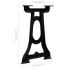 Table Legs 2 pcs Cast Iron